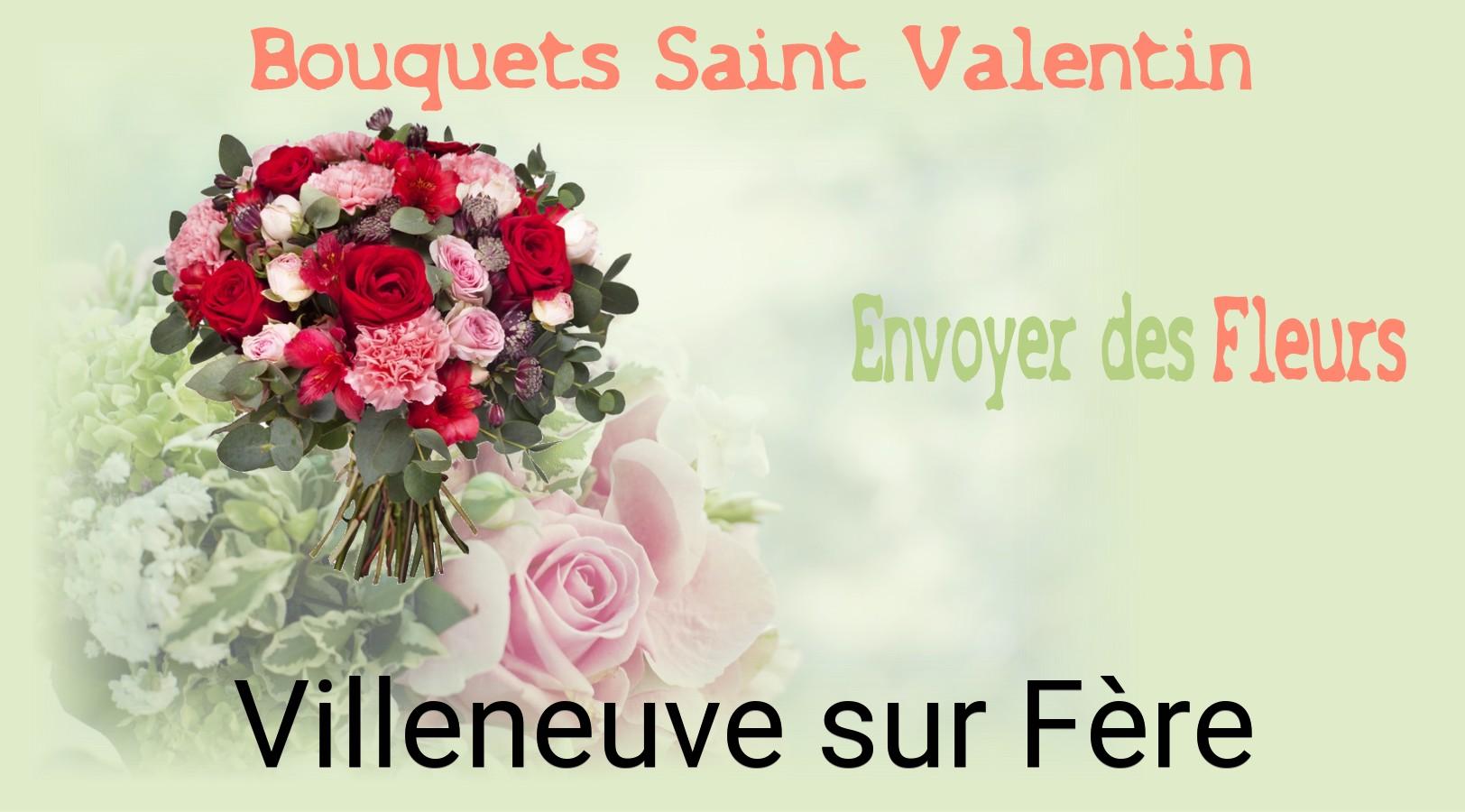 Roses de Saint-Valentin livrées à Villeneuve-sur-Fère